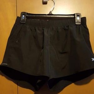 Black running shorts